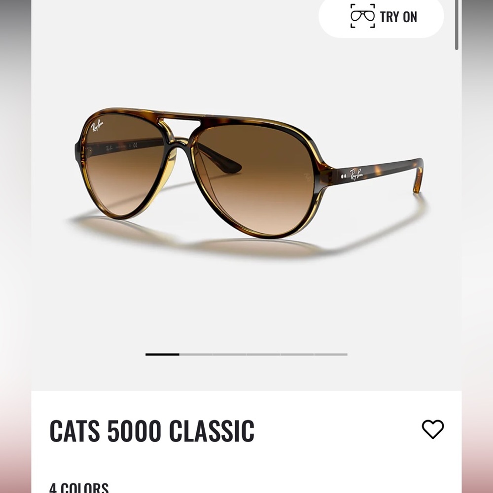 Ray ban cats 5000 classic tortoise frame brown lenses